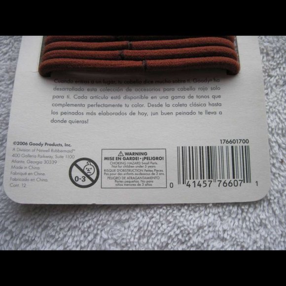 Goody Color Collection Shades of Red 8 Hair Elastics 4 Snap Clips Orange Shiny - Picture 8 of 8